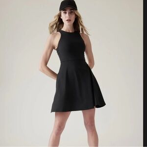 Athleta Conscious Dress – Black | Size XS Athleisure Tennis Dress Workout